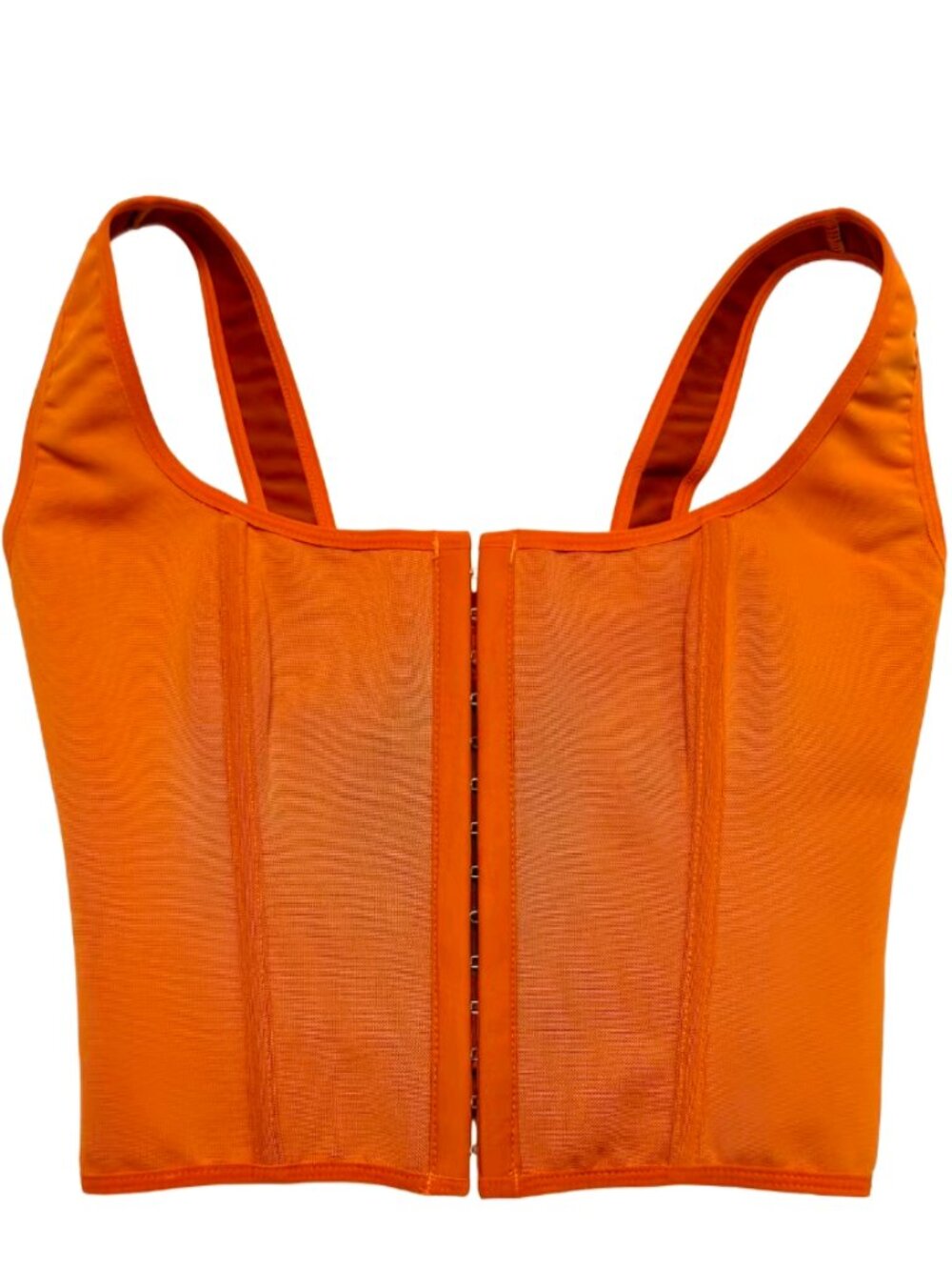 Orange corset top small